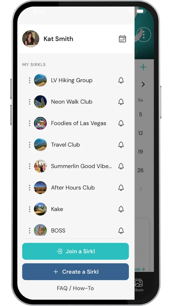 Sirkl app screenshot